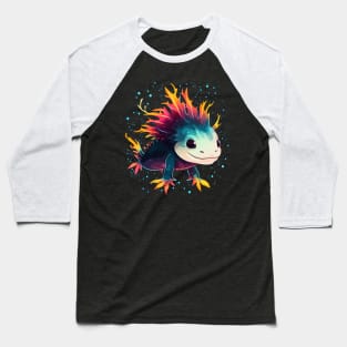 Axolotl Halloween Baseball T-Shirt